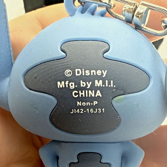Disney Lilo and Stitch Figural Keyring Stitch In Sunglasses Purse Bag Clip Loose - Picture 9 of 11